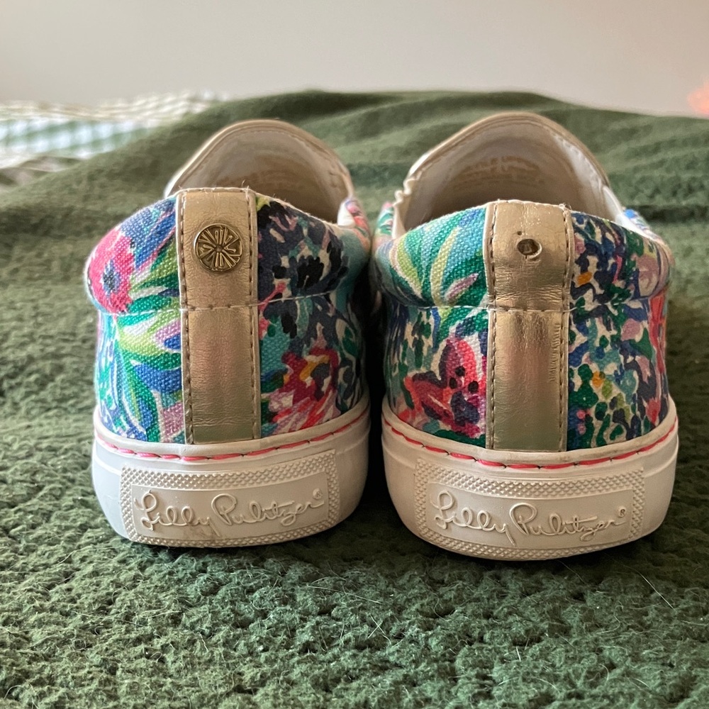 Lilly Pulitzer Slip-On Floral Canvas Shoes - Picture 2 of 5
